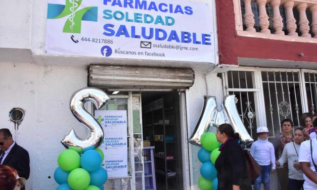 Inauguran en Soledad farmacia a bajo costo.