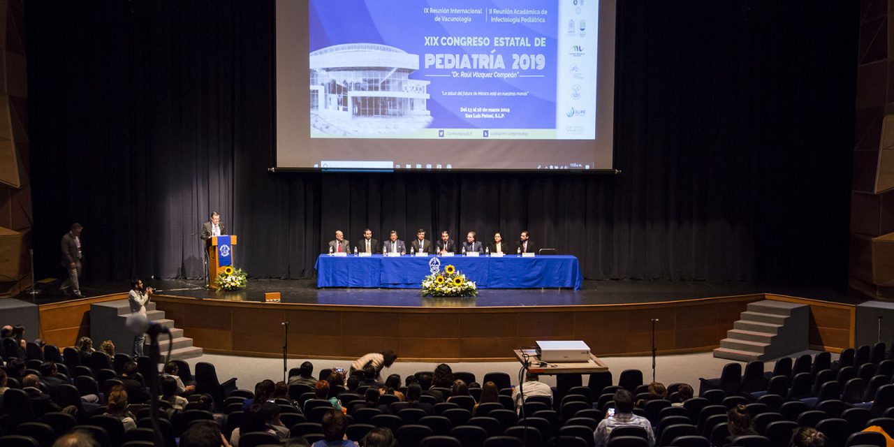 En marcha, XIX Congreso Estatal de Pediatría 2019.