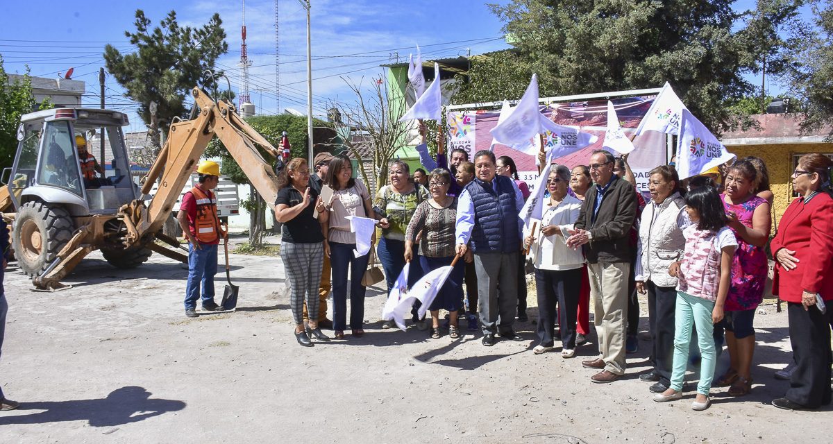 Inician en Soledad rehabilitación de espacio vecinal en Hogares Ferrocarrileros.