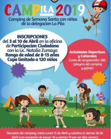 Invitan a niños a participar en la Campila 2019