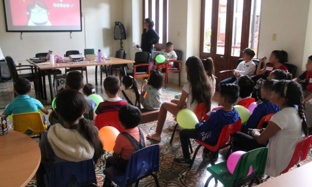 Buscan CJM orientar a niños para prevenir la violencia en los hogares.