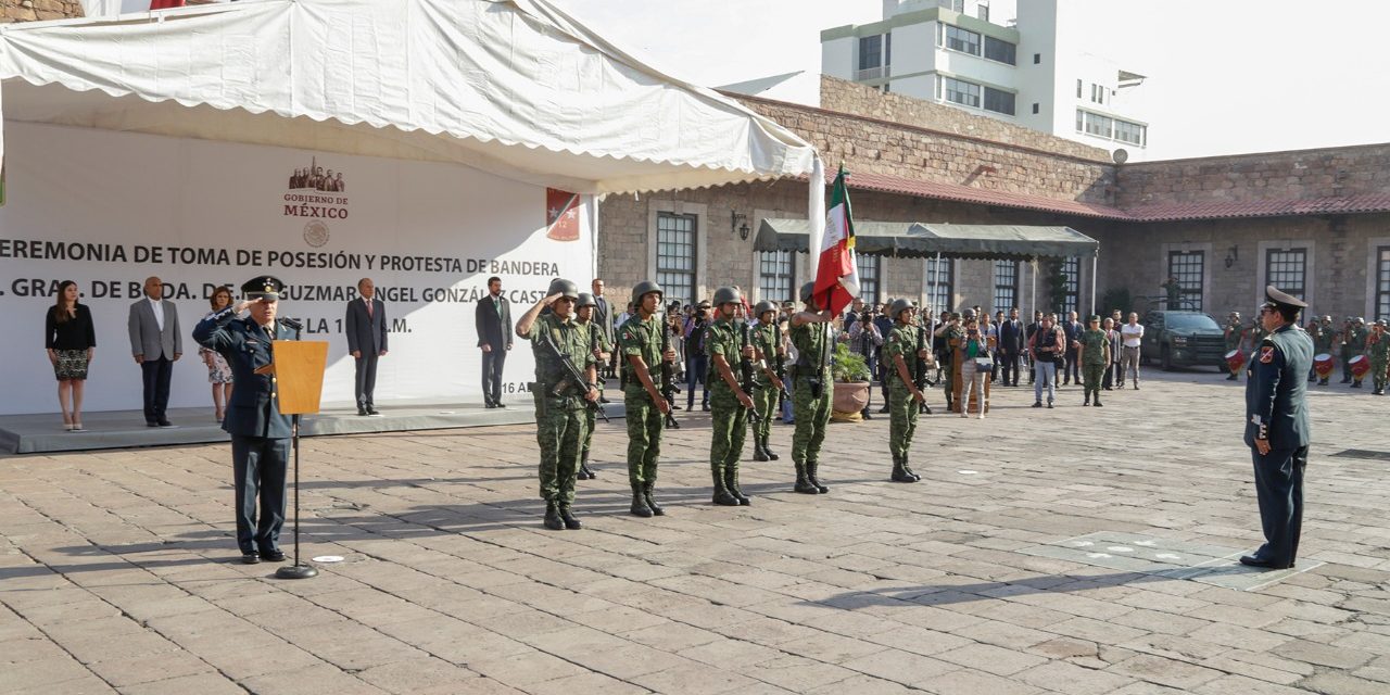 Toma posesión como comandante de la 12va ZM Gúzmar Ángel González Castillo.