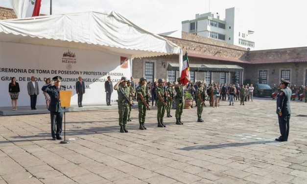 Toma posesión como comandante de la 12va ZM Gúzmar Ángel González Castillo.