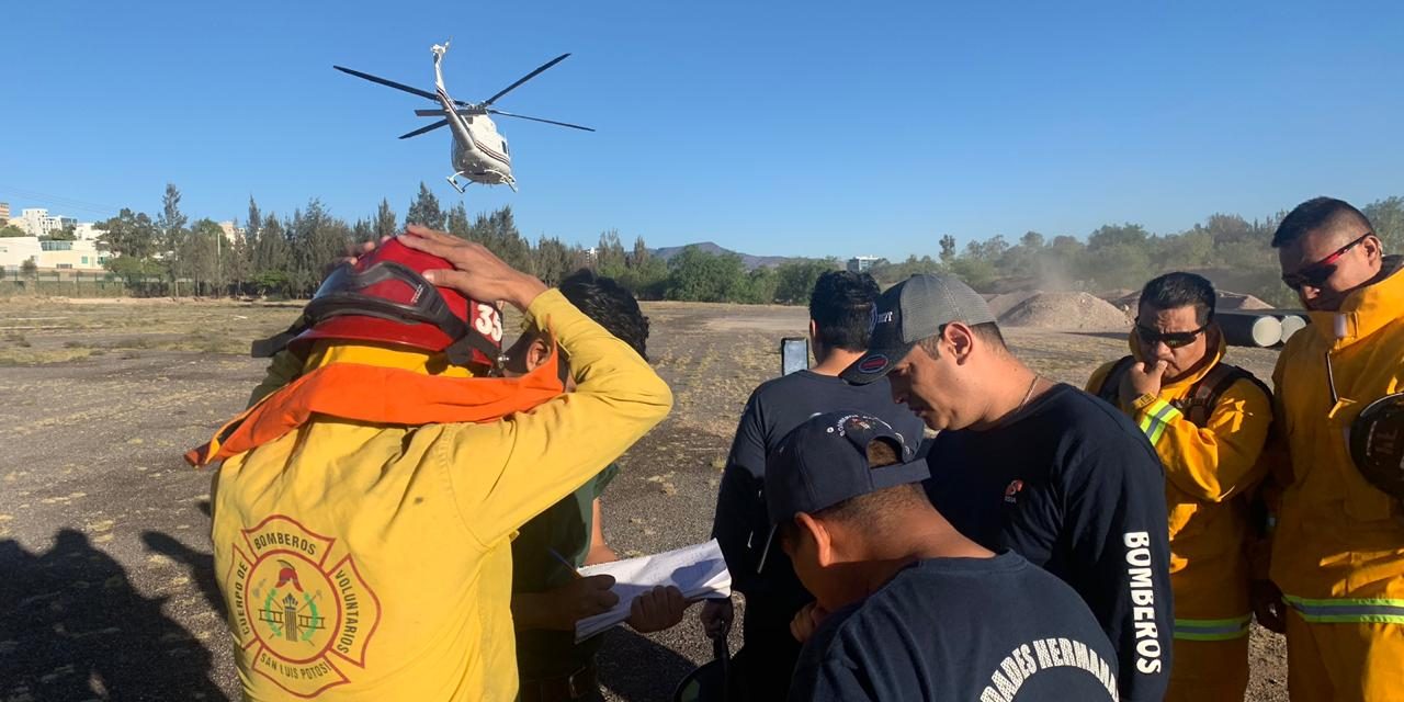 Se complica el mitigar incendio en Sierra de San Miguelito.