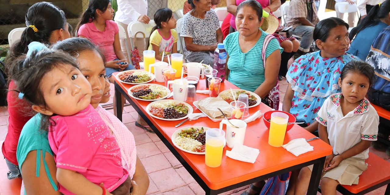 SLP Pasó del lugar 20 al nueve en disminuir el porcentaje de población que abandonó la carencia alimentaria.