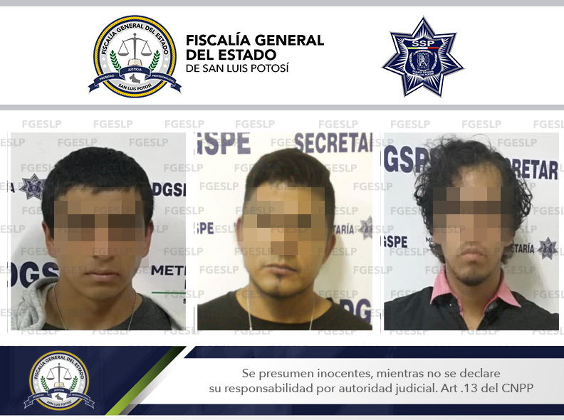La SSPE y la FGESLP desarticulan banda dedicada al robo de vehículos en SLP