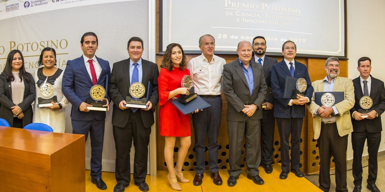 Seis investigadores de la UASLP reconocidos con el Premio Potosino de Ciencia Tecnología e Innovación 2019