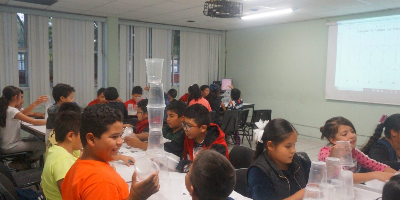Ofrece CONALEP curso para niñas y niños de Crecer para la Vida.