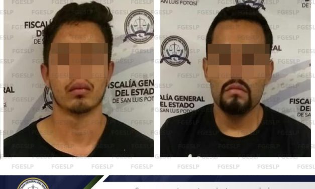 Fiscalía capturó a presuntos integrantes de grupo delictivo en SLP