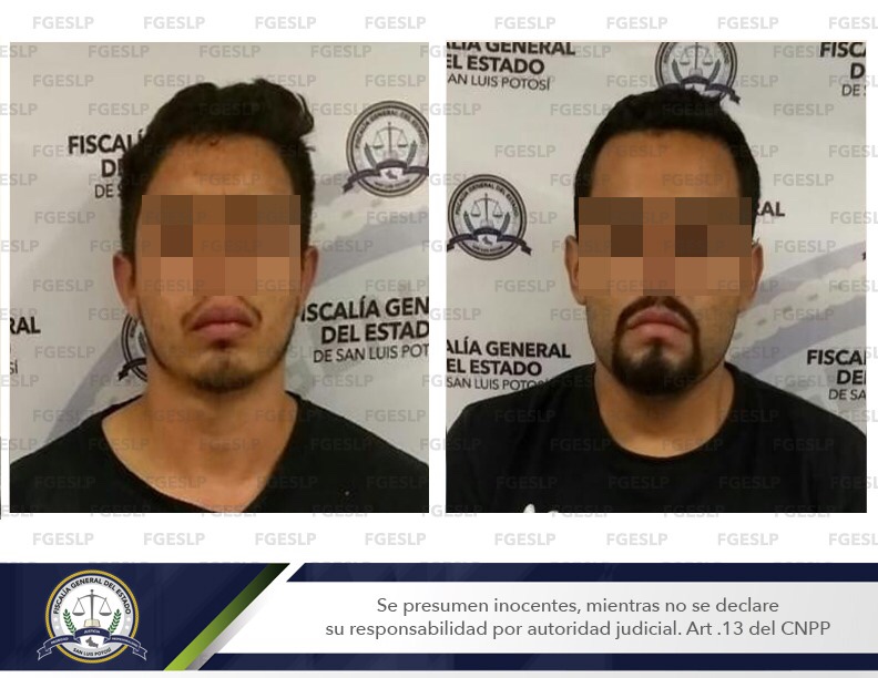 Fiscalía capturó a presuntos integrantes de grupo delictivo en SLP
