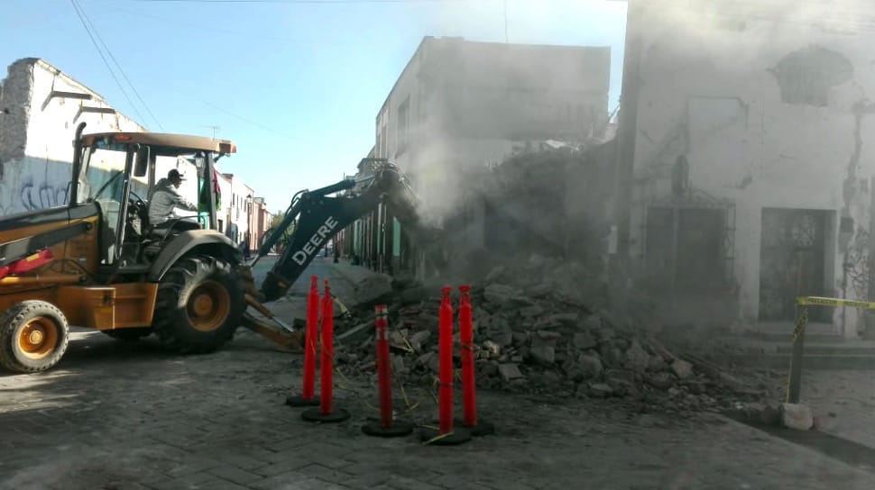 Identifica PC municipal al menos 40 viviendas del Centro en riesgo de caerse.
