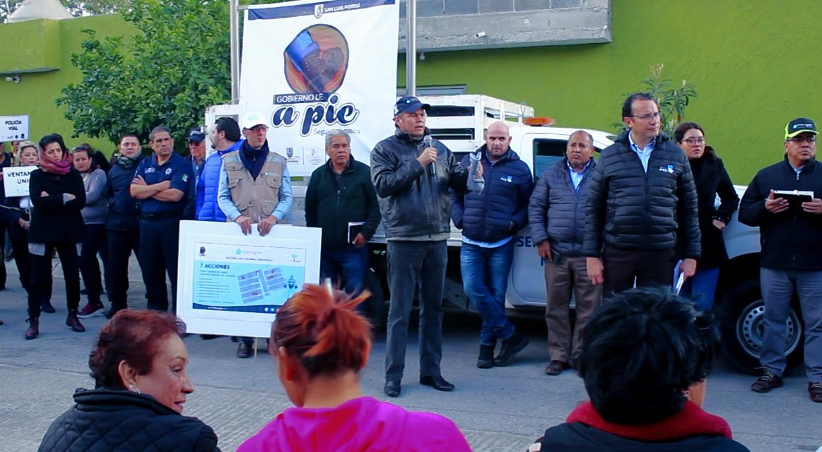 Interapas genera compromisos de trabajo en programa de Gobierno a Pie