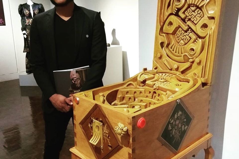 Destacado escultor soledense participa en Feria Internacional de Arte