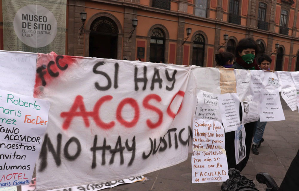 Reconoce UASLP que casos de hostigamiento y acoso contra la mujer son un problema grave.