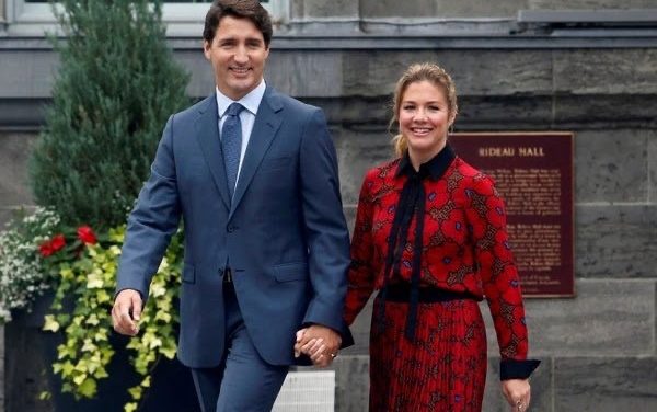 Esposa de Justin Trudeau, diagnosticada con Coronavirus