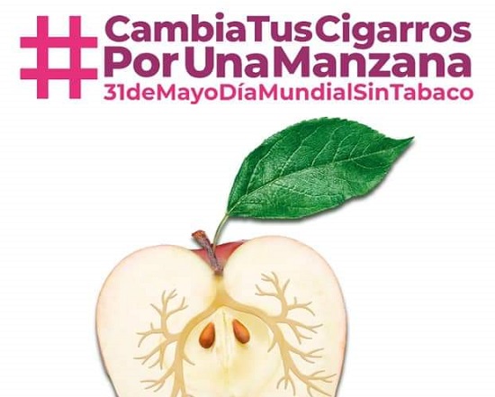 La Campaña Estatal “Cambia tus cigarros por una manzana” de DIF cumple 20 años.