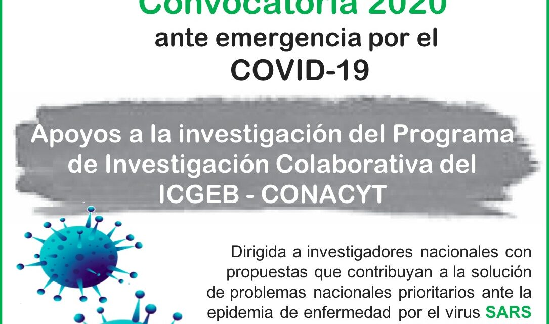 Invita Copocyt a presentar propuestas de investigación para atender covid-19