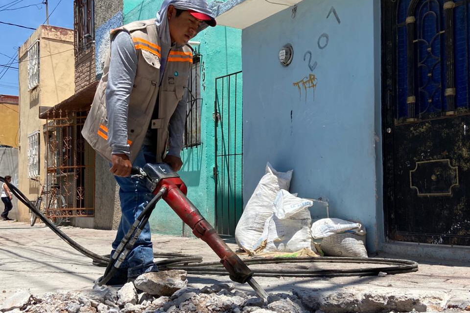 Garantiza Interapas profesionalismo en trabajos de sondeo a la red en Infonavit-Morales