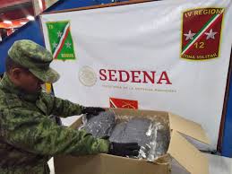 Logra Sedena en SLP casi 2.4 mdp en decomiso de drogas durante junio.