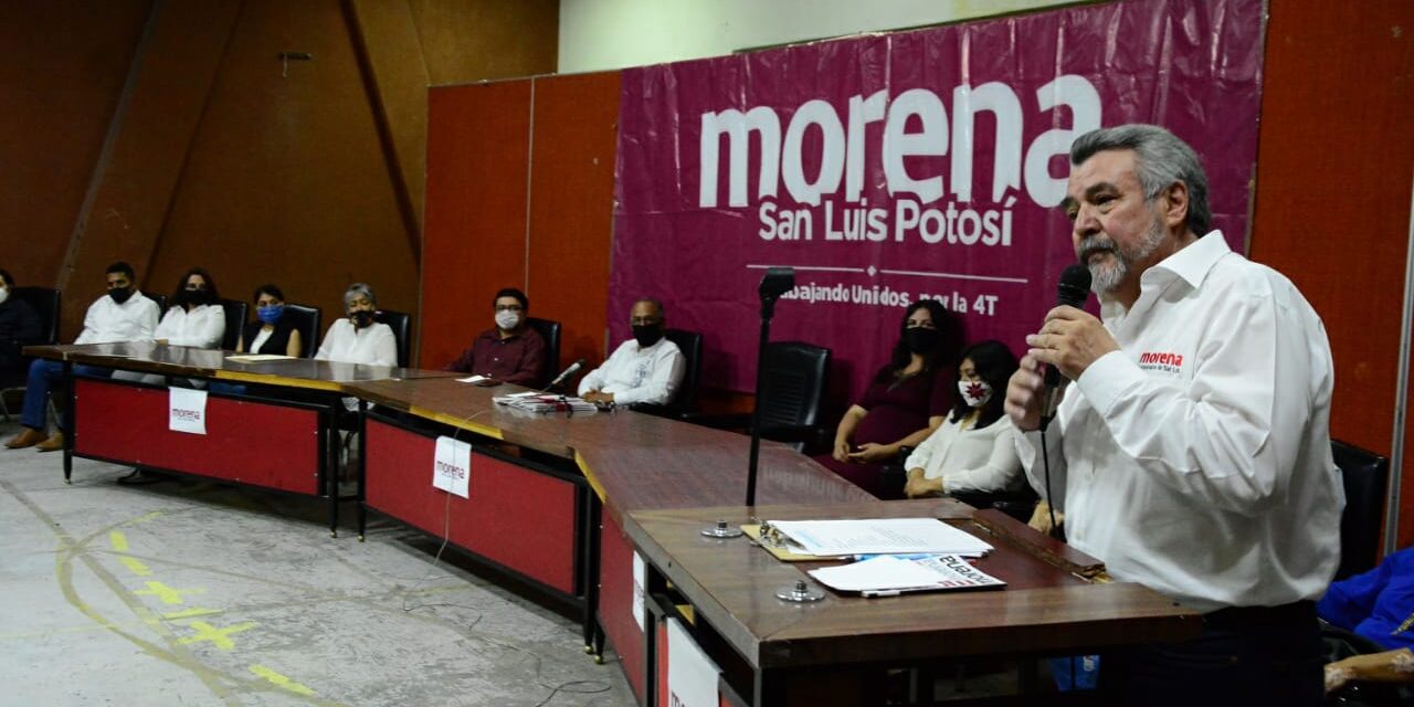 Con todo y gresca, define Morena en SLP a comisionados municipales.