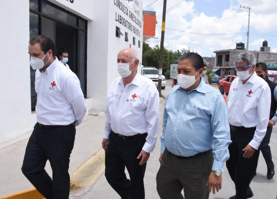 Reactiva Cruz Roja base periférica en colonia La Virgen en Soledad.