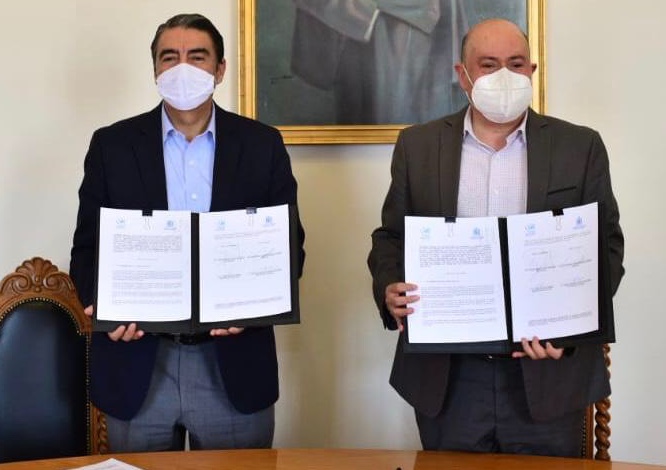 Signan CEDH  y la UASLP convenio de colaboración