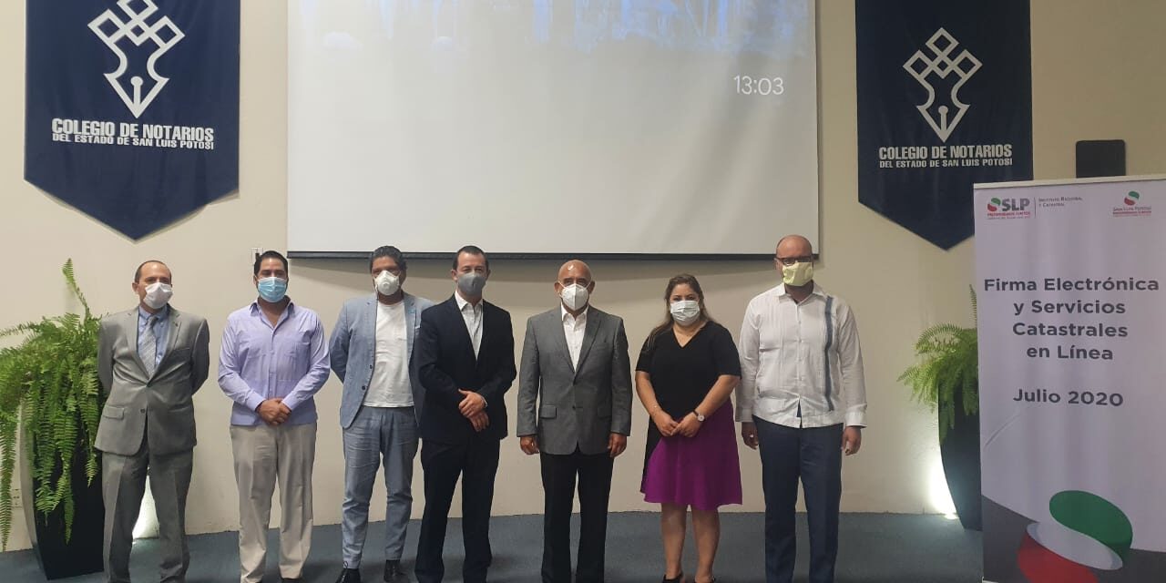 Presentan Programa de Modernización de Firma Electrónica y Procesos Catastrales en Línea en SLP