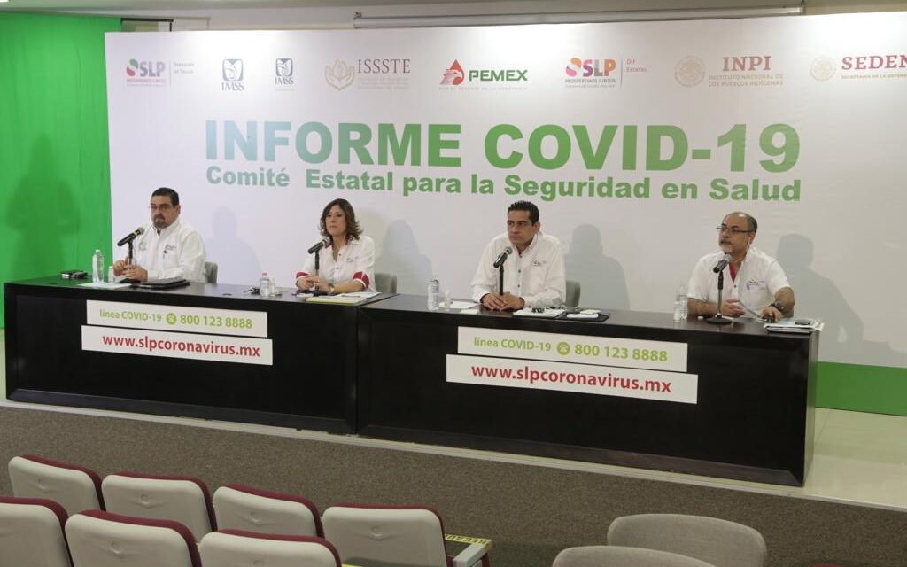 Mantiene SLP una tendencia de casos sostenida de covid-19: SS
