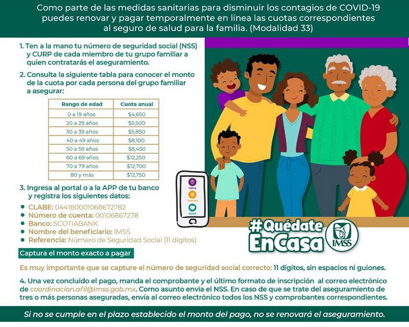 Potosinos sin seguro social pueden obtener inscripción vía digital.