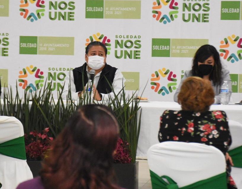 Pide alcalde de Soledad a los integrantes de su gabinete no bajar la guardia en el tema del covid-19