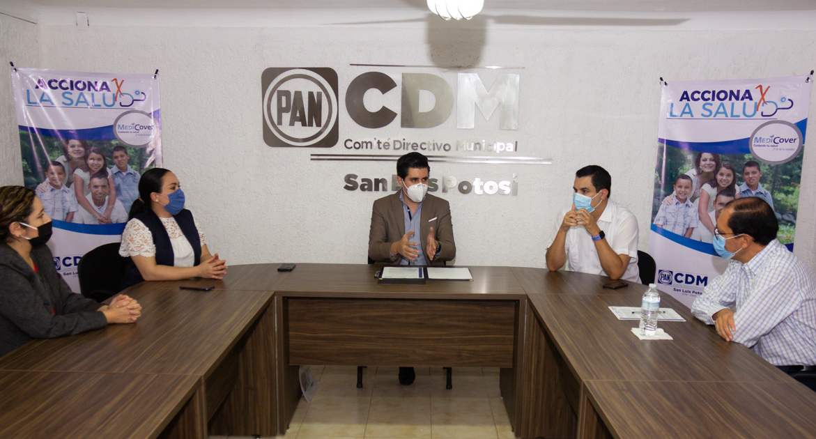 Firma PAN municipal convenio por la salud