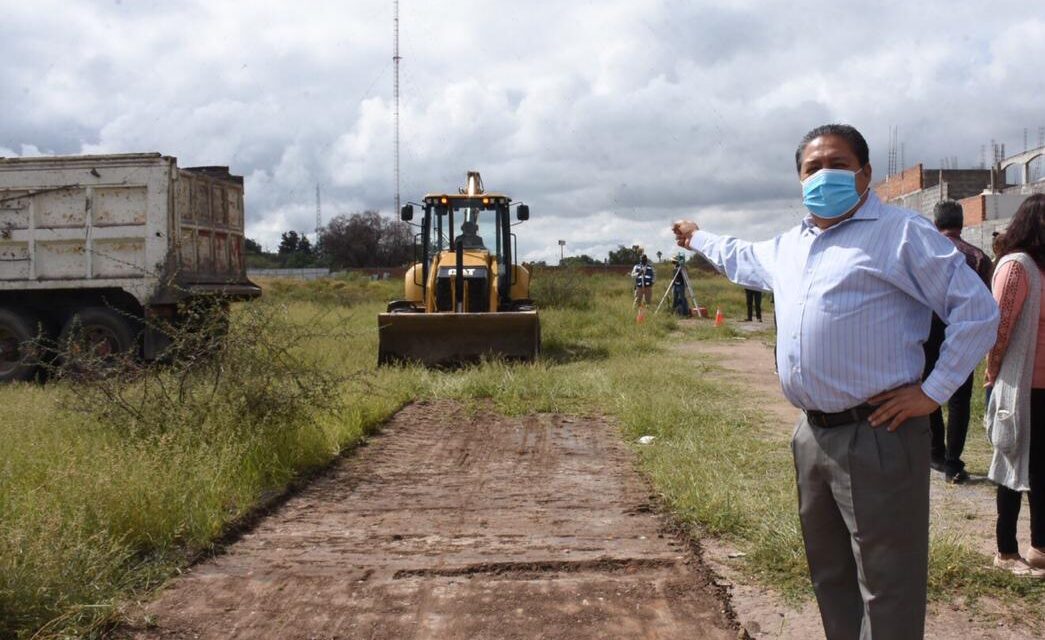 Habitantes del fraccionamiento Santa Mónica tendrán amplia y moderna área recreativa.