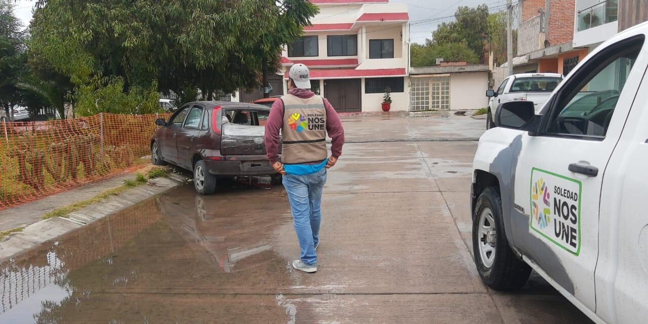Despliegan operativo de auxilio y prevención en Soledad ante presencia de lluvias.